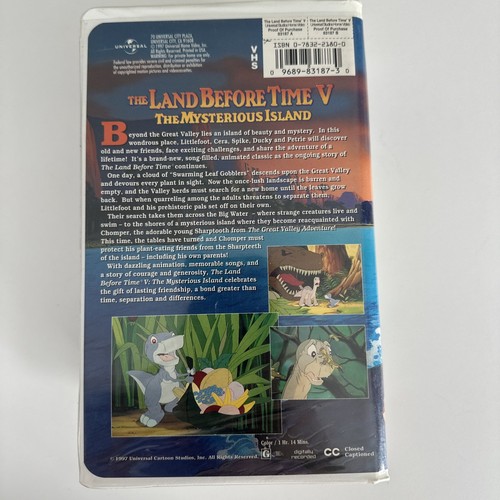 The Land Before Time VHS Tape Lot Of 6 Movies 2-7 Kids Movies 90s Nostalgia - Picture 10 of 20