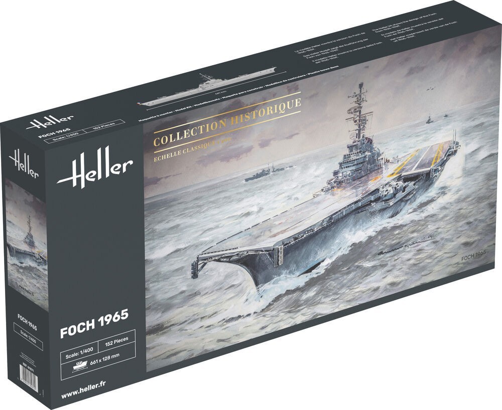 Foch 1/400 Heller 81071 maquette navale de haute précision - 2
