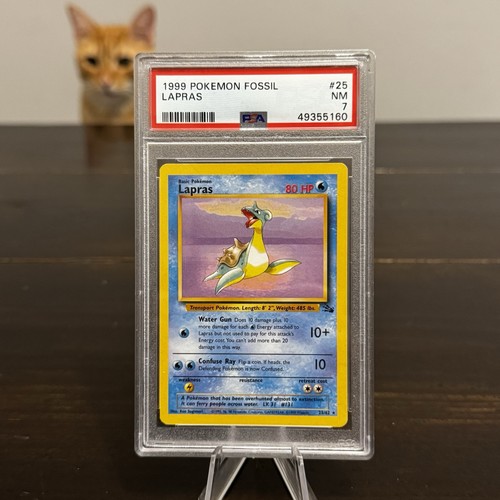 Lapras (Unlimited) graded PSA 7 for sale on eBay