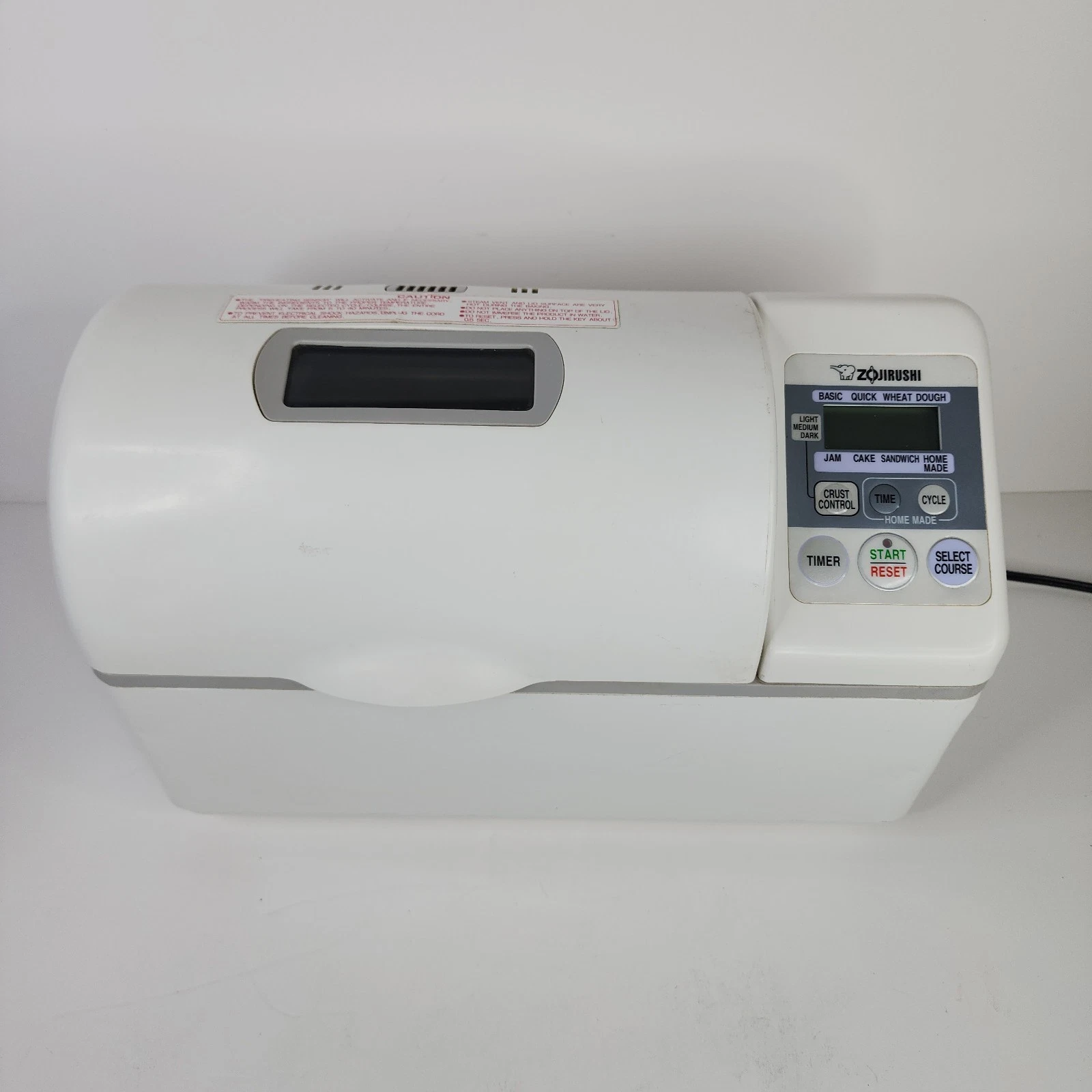 Zojirushi Home Bakery BBCC-V20 Bread Maker Machine 2lb Double Paddle Works Dent*