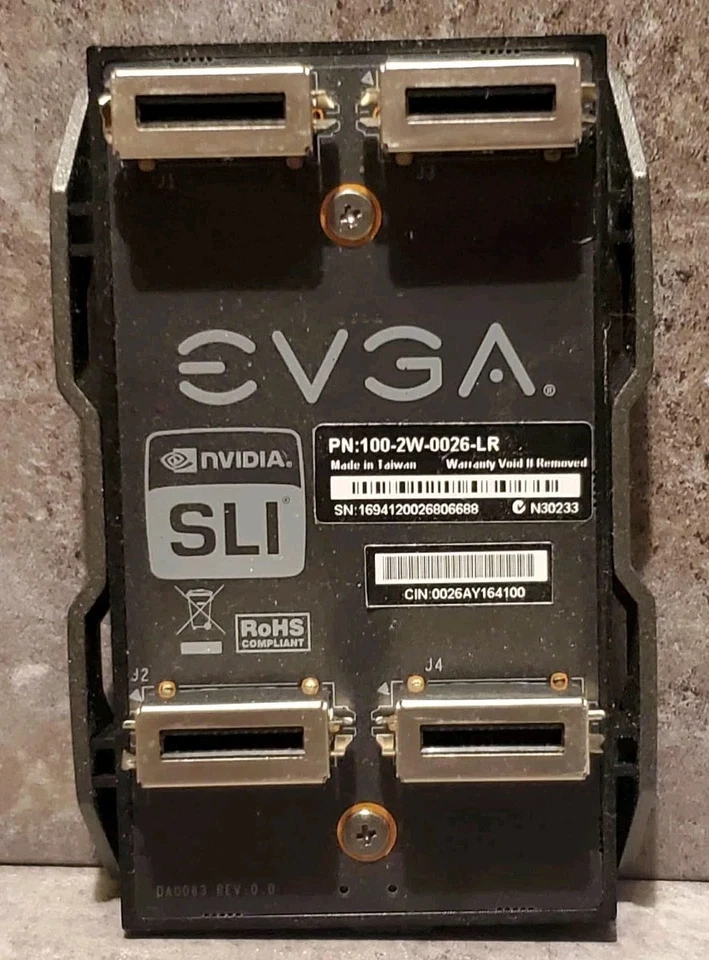 EVGA PRO SLI BRIDGE HB (1 Slot Spacing) Model 100-2W-0026-LR...Free Shipping! - Image 2 of 2