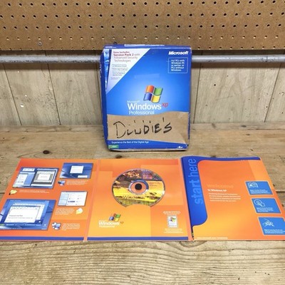 Microsoft Windows XP Professional w/ SP2 Full Version 2002 Retail Box