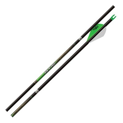 Easton 4mm Axis LR Match 340 Arrow 3'' Hybrid 26 Vanes/55gr Half-Outs 6pk: 901383