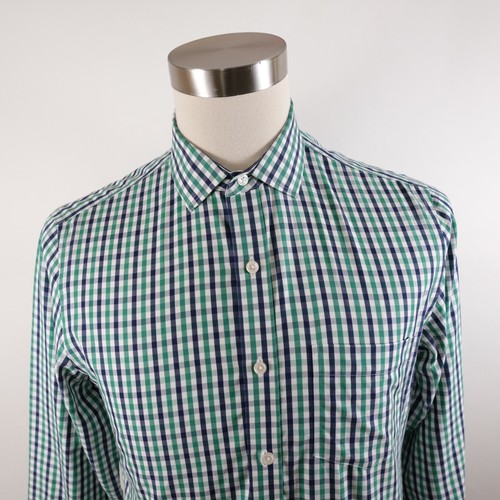 J Crew Mens Cotton Non Iron Slim Fit LS 