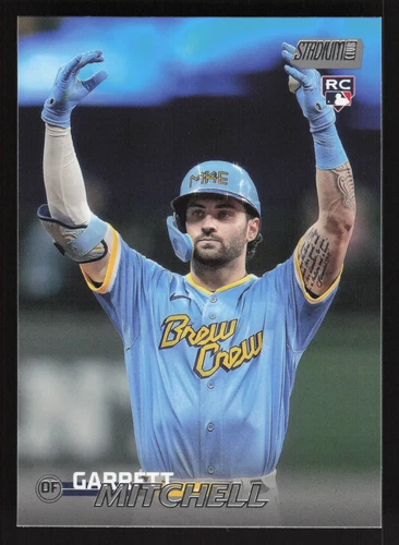 Garrett Mitchell RC 2023 Stadium Club #20 Milwaukee Brewers