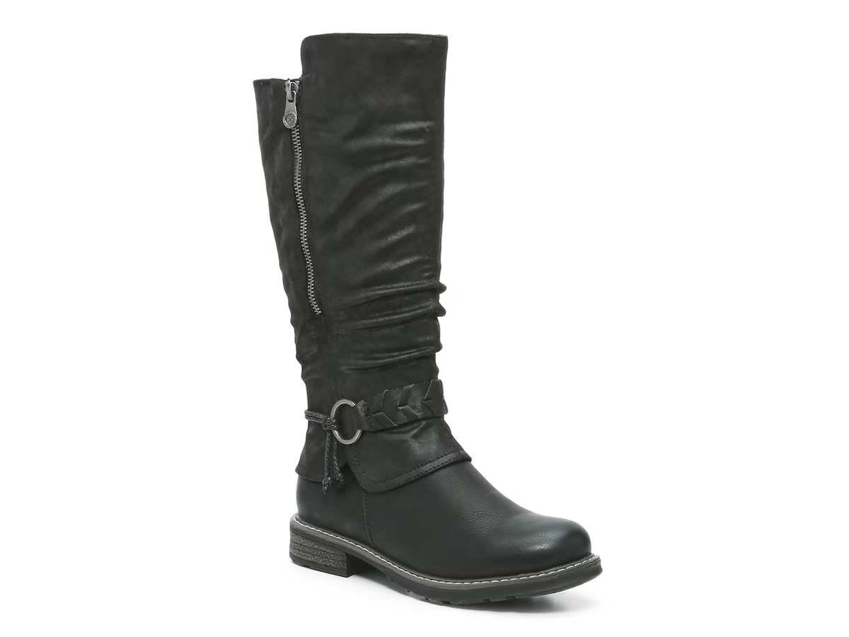 Patrizia By Spring Step Kabira Wide Calf Boot, Style:KABIRA-B-W, Size  38W