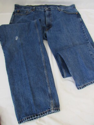 Vintage Levis 550 Jeans 42 x 33 USA Made Straight Blue Big Tall