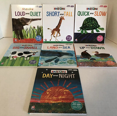 The World of Eric Carle Book Lot of 7 My First Smart Pad Hardcover learn listen 
