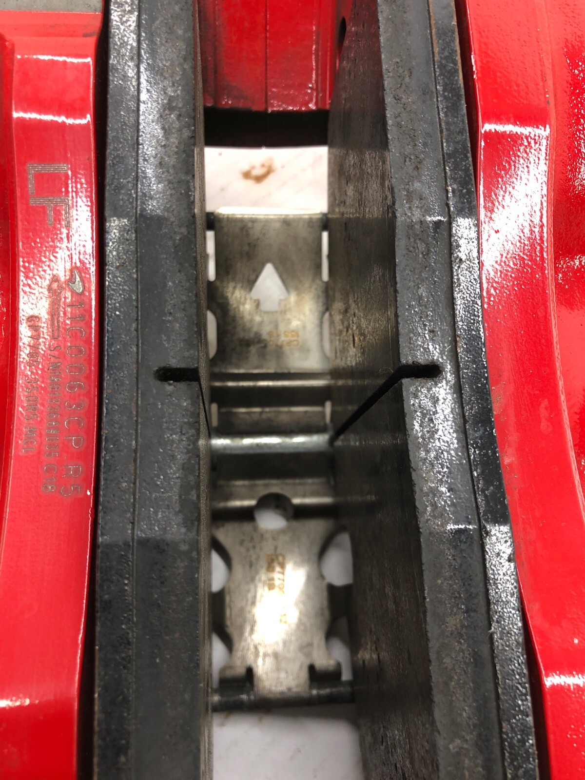 2015-2021 MCLAREN 570S LEFT FRONT BRAKE CALIPER RED 11C0063CP R5 OEM