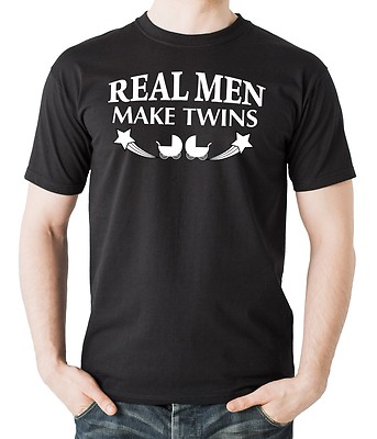 Real Men Make Twins T Shirt Funny Gift 