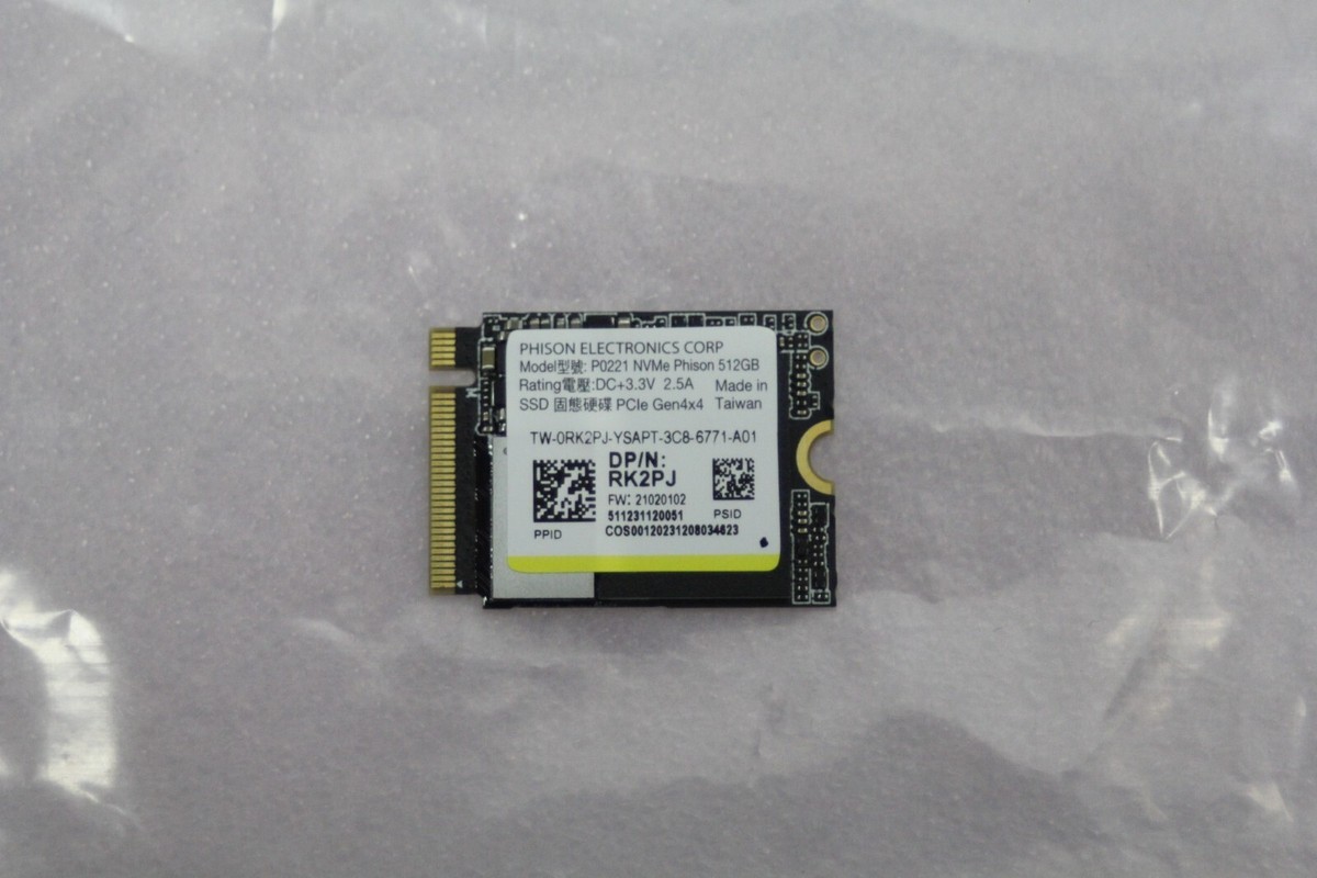 【動作OK】P0221 NVMe Phison 1024GB ssb 1TB PHISON - 512GB - M.2 2230 PCIe Gen4 x4 NVMe SSD - P0221 | eBay