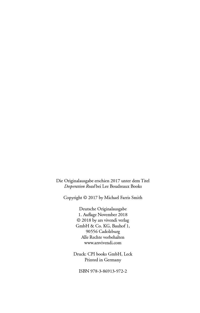 Thumbnail - Desperation Road Michael Farris Smith