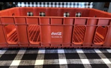 VTG Coca Cola Red Plastic Huskylite Tray REHRIG Pacific Nestable Tray -Free Ship