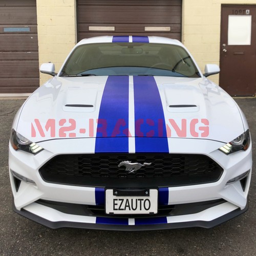 Brushed Aluminum Style Racing Stripes Vinyl Wrap Rally Sticker 10/20 Feet Long - Picture 5 of 21