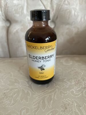 Mickelberry Gardens Elderberry Honey Tonic Raw 4 fl oz ~ Exp.12/25