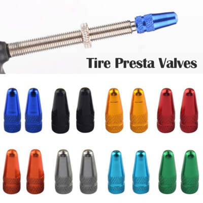 5Pc Bicycle Tire Presta Valves Caps Air Valve Caps for Road Bike