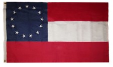 4x6 Embroidered 1st National Stars Bars 13 600D Nylon Flag 4'x6' Heavy Duty