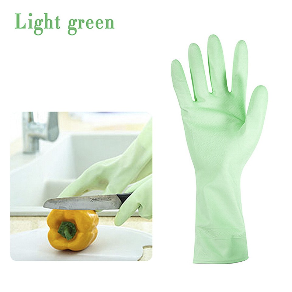 Washing Gloves Kitchen Long Waterproof Dish Cleaning Gloves Rubber ...