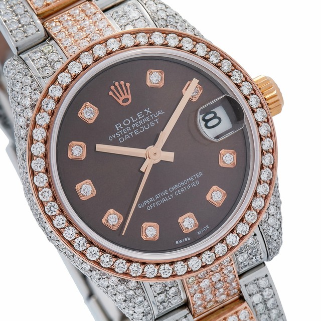 Rolex Datejust Chocolate Women's Watch 