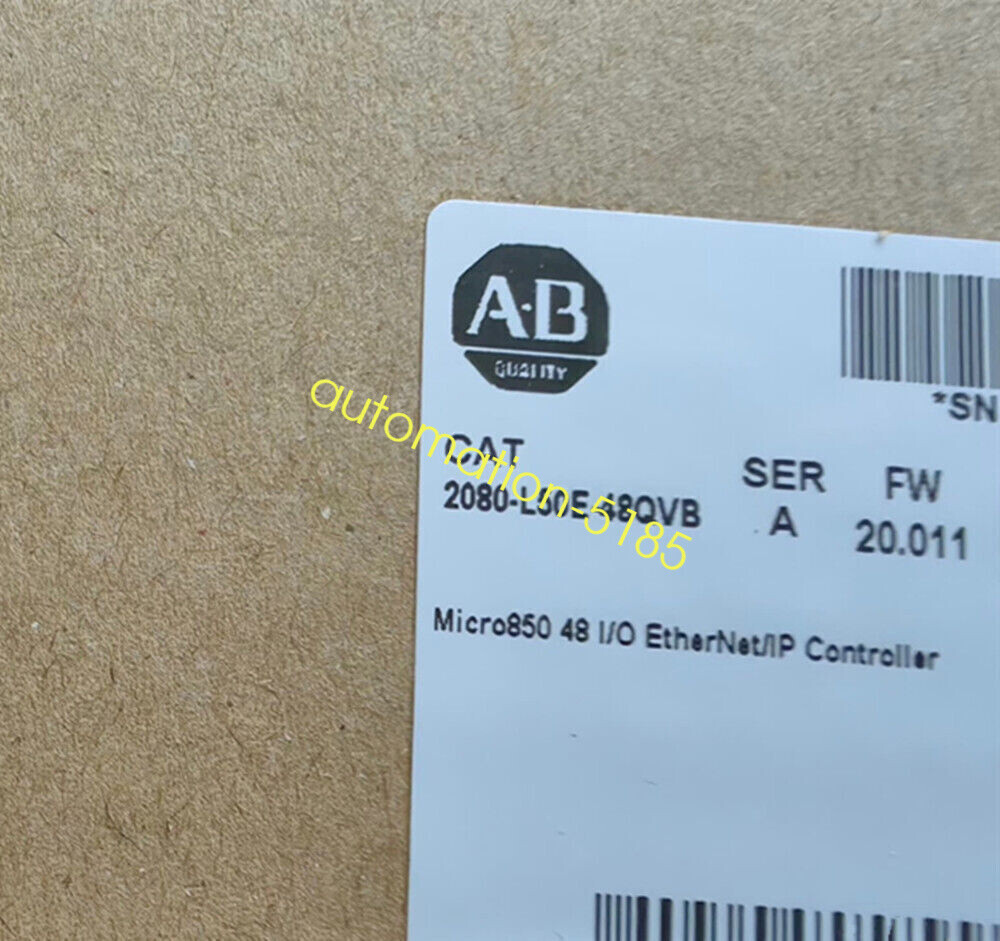 1PC New Allen Bradley 2080-L50E-48QVB Micro850 48 I/O EtherNet/IP Controller