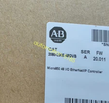 1PC New Allen Bradley 2080-L50E-48QVB Micro850 48 I/O EtherNet/IP Controller