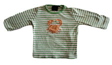 Mini Boden Unisex Girls 2-3Y Crab Applique Long Sleeve T-Shirt