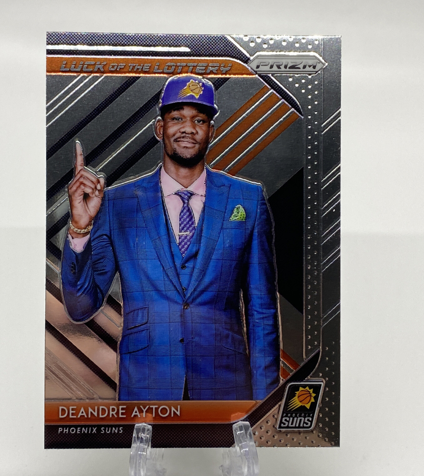 DeAndre Ayton 2018-19 Panini Prizm Luck Of The Lottery RC #1 Rookie Card Suns