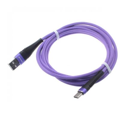 10FT USB CABLE PURPLE TYPE-C CHARGER CORD POWER WIRE USB-C for PHONES & TABLETS