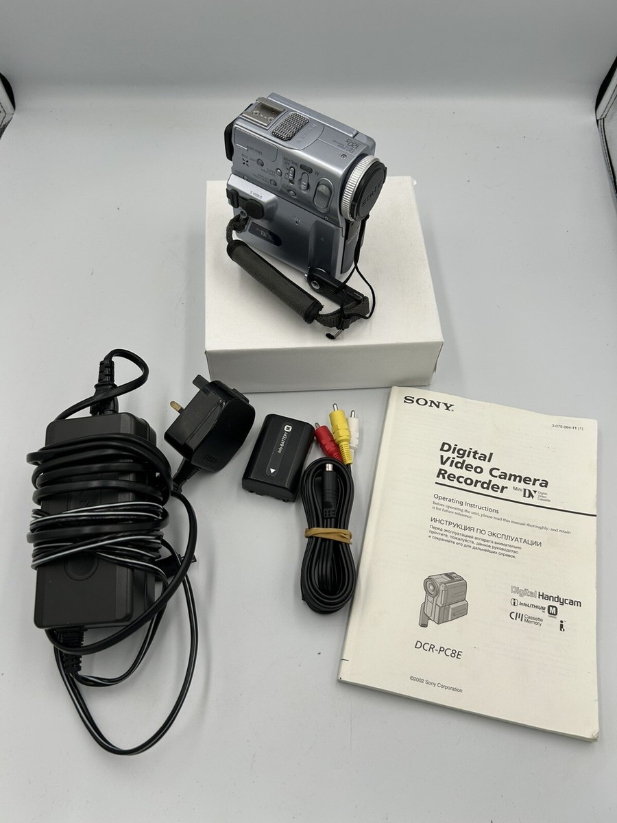 Sony DCR-PC8E Digital Handycam Video Recorder Mini DV Cassette