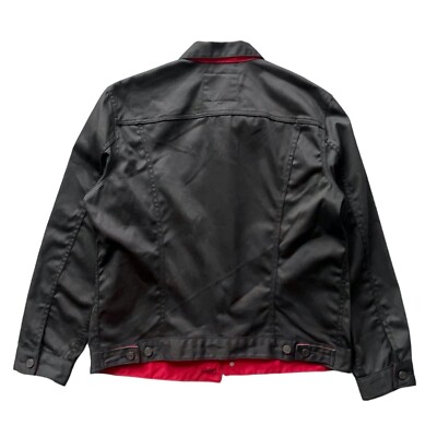 XL Levi's NFL Sports Black Classic Denim Jacket with Red Lining | eBay