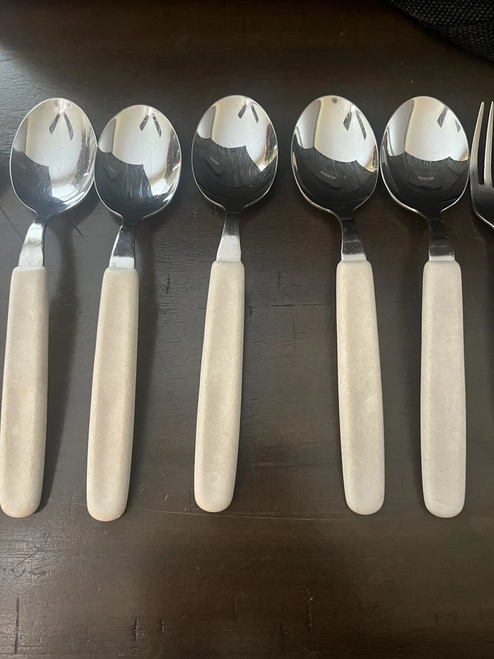 Victorinox Juego de Picnic Suizo Cubiertos 18/10 Hecho en Suiza Raro Foto 3 de 4