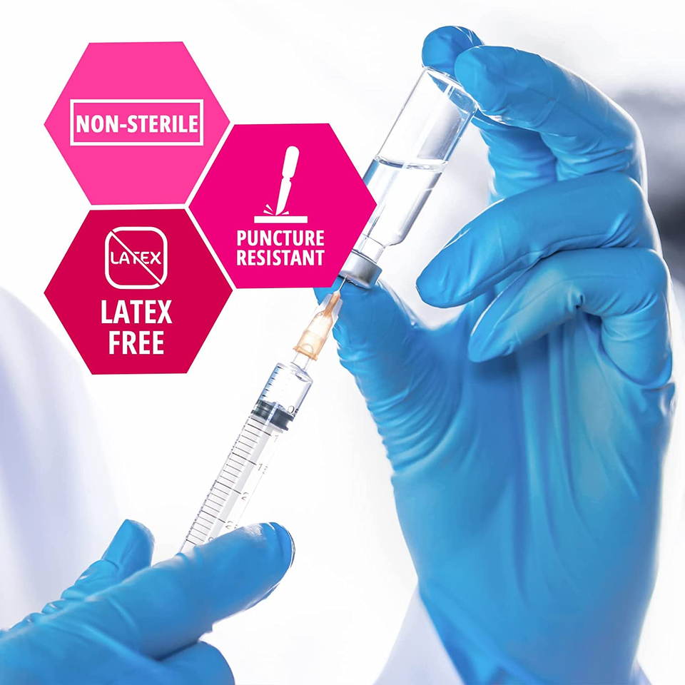 Medpride Nitrile Medical Gloves Medium, 200 Blue LatexFree Gloves eBay