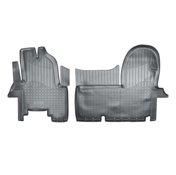3D Gummi FußMatten Passend FüR Iveco Daily IV + V |Bj 2006-2014 | Passgenau-image