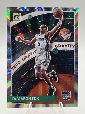 2023-24 Panini Donruss - De'Aaron Fox #3 Zero Gravity Holo Laser 85/99 Kings