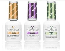 Triple Vitamin Dip Powder Nail Liquid Set Set 3 (Step 2-4) 18ml FREE SHIPPING