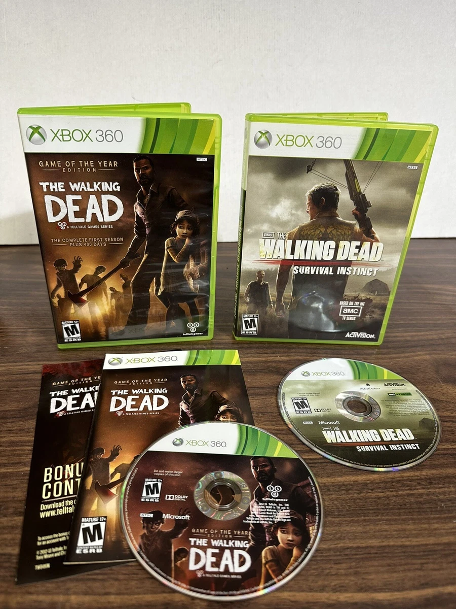 The Walking Dead -- Game of the Year Edition (Microsoft Xbox 360, 2013)  Complete 894515001283