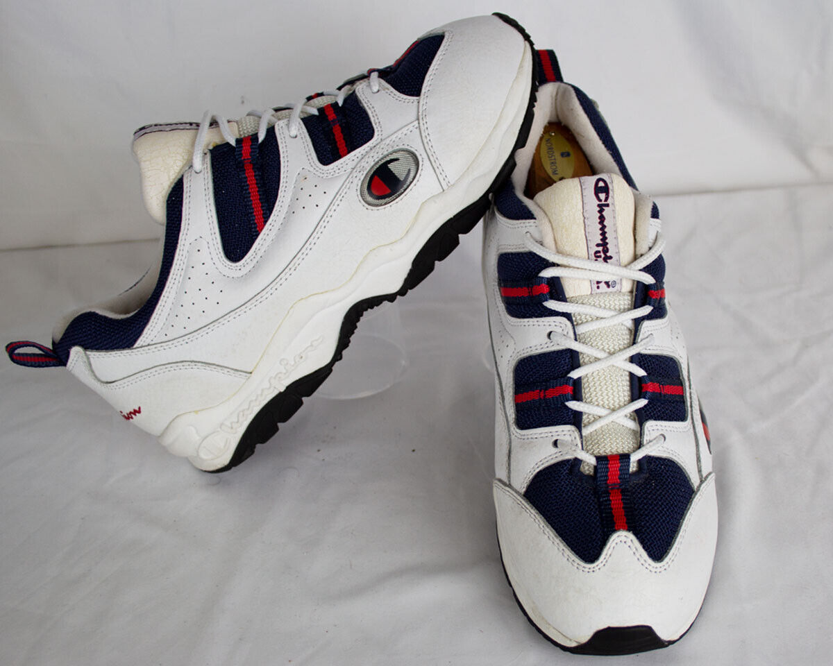 Vintage Champion USA Shoes Red White Blue Mens 11 Rare 80s Vintage Champion USA Shoes Red White Blue Mens 11 Rare 80s