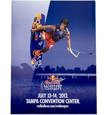 RED BULL 2012 Wakeboard Poster Water Sports Surfing Beach Promotional Portrait