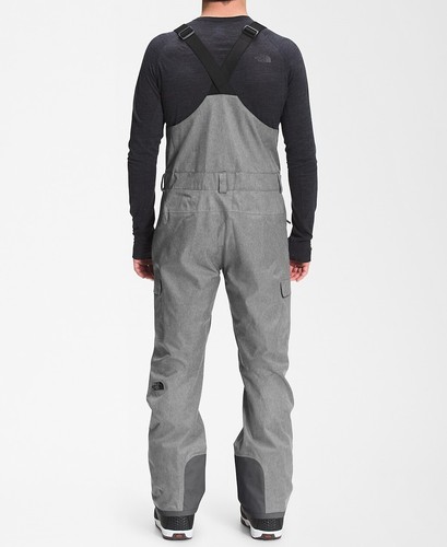 THE NORTH FACE Men's FREEDOM BIB Snow Pants - TNFMediumGreyHeather Size Small - Picture 3 of 5