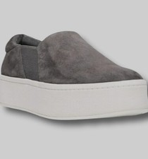280 Vince Women's Gray Warren Platform Slip-on Sneakers Shoe Sz EU 35.5/US 5.5M