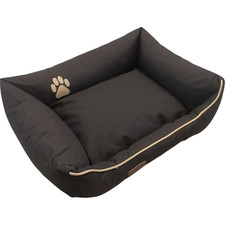 Dog Bed Dog Basket Dog Cushion Dog Sofa Bed Polyester Basket Size S Black