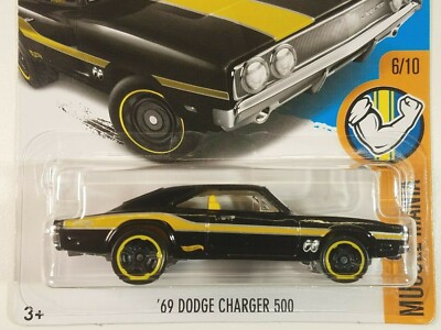 2016 Hot Wheels Black '69 Dodge Charger 500 285/365 | eBay
