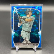 2023 Bowman Draft - Chrome #BDC-191 Colson Montgomery Sapphire TTC1850