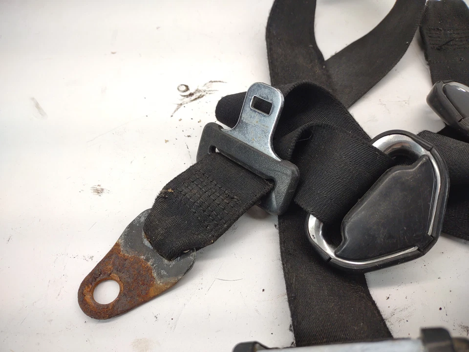 Par de asientos retráctiles delanteros izquierdo derecho Porsche 924 944 negro OEM 77-91  Foto 3 de 4