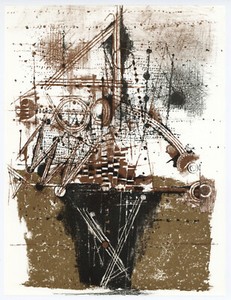 ビンテージ　79年　JOHNNY FRIEDLAENDER オリジナルポスター 1973 Johnny Friedlander Framed Exhibition Poster – Ecru Vintage