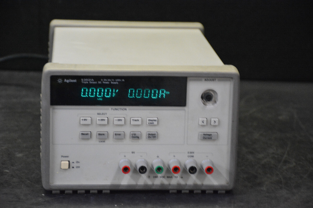 HP Agilent Keysight E3631A Triple Output DC Power Supply (+25V/1A, 6V