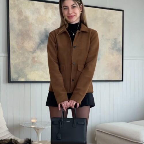 ZARA : Tobacco Brown Faux Suede Jacket : 4344/622 : UK Buyers_Get It Faster!! - Picture 3 of 7