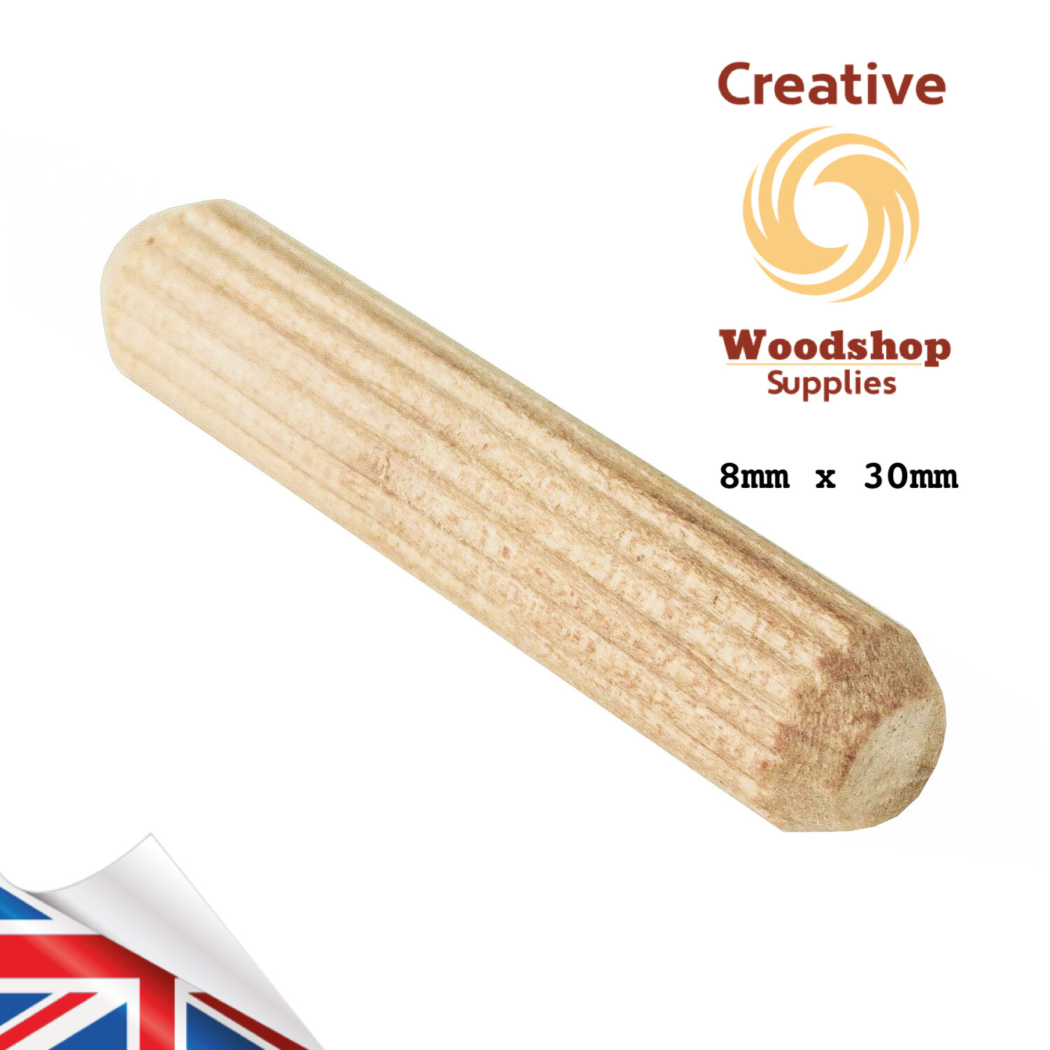 WOODEN DOWELS 6mm 8mm 10mm Hardwood Chamfered Fluted Wood Dowels eBay