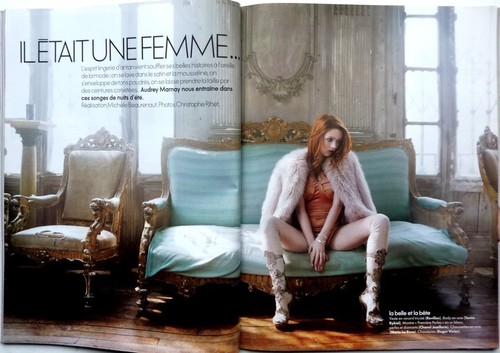 French ELLE 2009: MARION COTILLARD_Top model AUDREY MARNAY_ISLA FISHER - Imagen 4 de 11