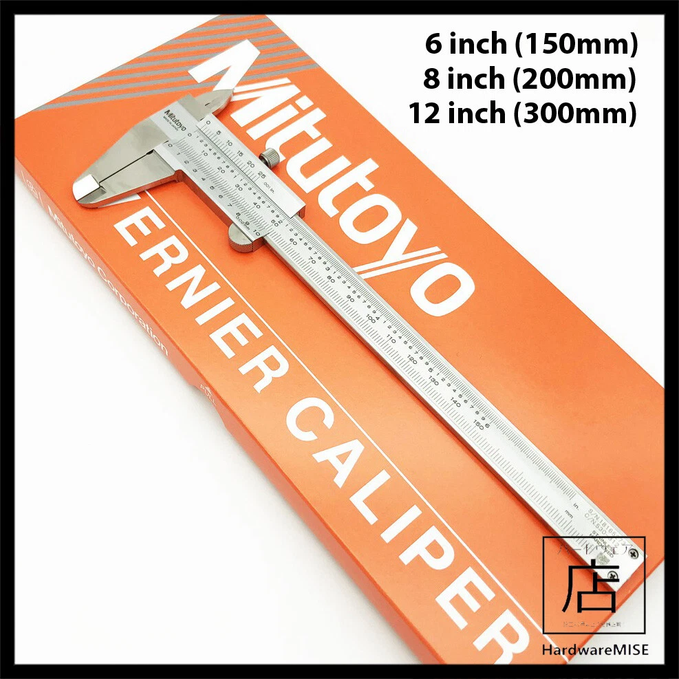 Mitutoyo Vernier Caliper 12 inch 8 inch 6 inch 300mm 200mm 150mm Made In Japan